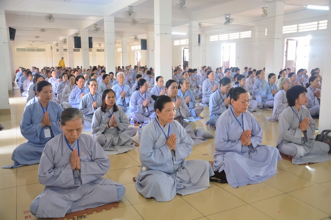 Khai khóa Khóa tu Phật thất lần 88