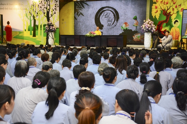 Khai khóa Khóa tu Phật thất lần 88