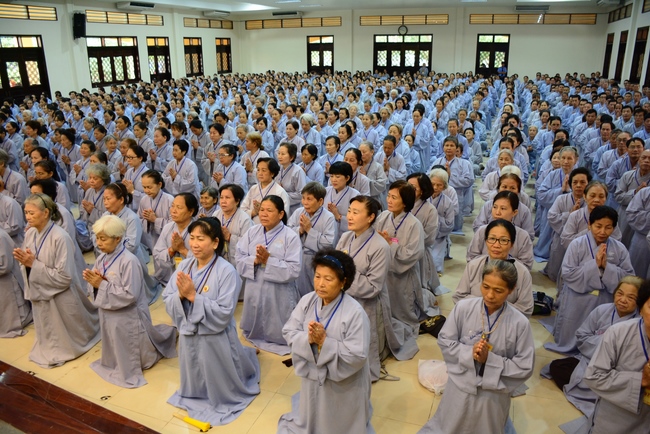 Khai khóa Khóa tu Phật thất lần 88