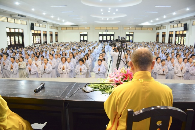 Khai khóa Khóa tu Phật thất lần 88