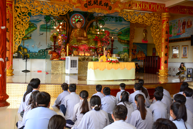 Buổi nói chuyện Phật pháp tại chùa Kim Sơn - Cà Mau