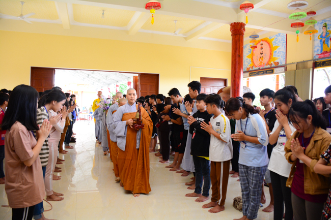 Buổi nói chuyện Phật pháp tại chùa Kim Sơn - Cà Mau