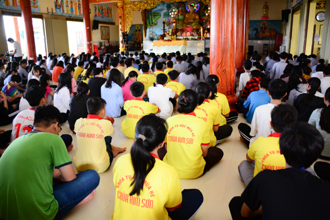 Buổi nói chuyện Phật pháp tại chùa Kim Sơn - Cà Mau