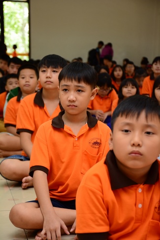 Buổi nói chuyện với các em thiếu nhi lớp học hè