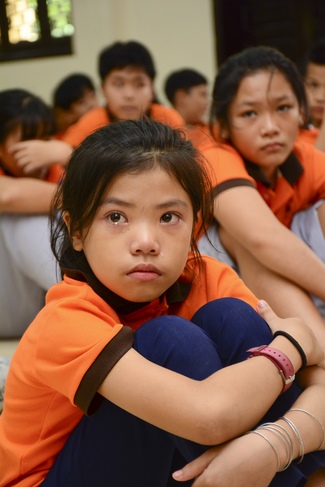 Buổi nói chuyện với các em thiếu nhi lớp học hè