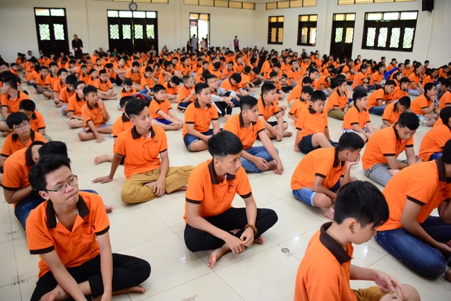 Buổi nói chuyện với các em thiếu nhi lớp học hè