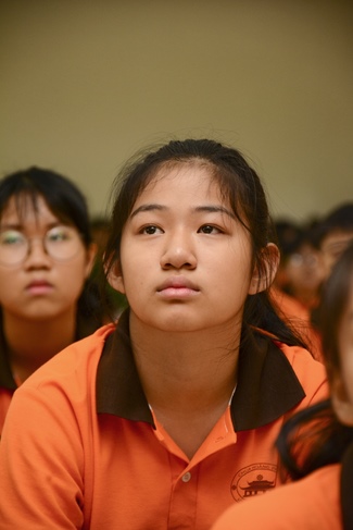 Buổi nói chuyện với các em thiếu nhi lớp học hè