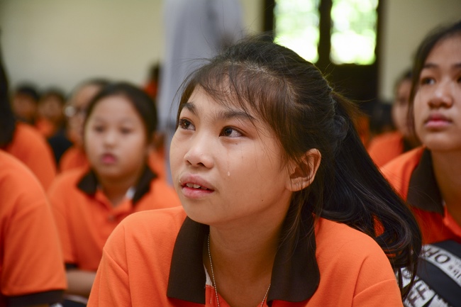 Buổi nói chuyện với các em thiếu nhi lớp học hè