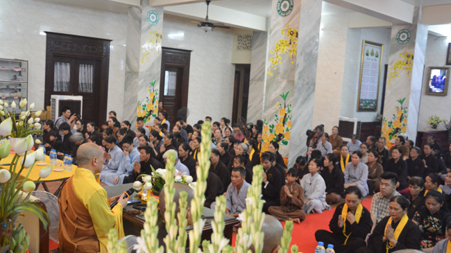 Giảng pháp tại chùa Phong Hanh - TP. Hải Dương