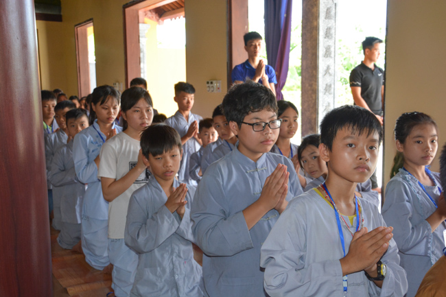 Chùm ảnh Khóa tu mùa hè 2018 tại chùa Vạn Phúc - TP. Hải Dương