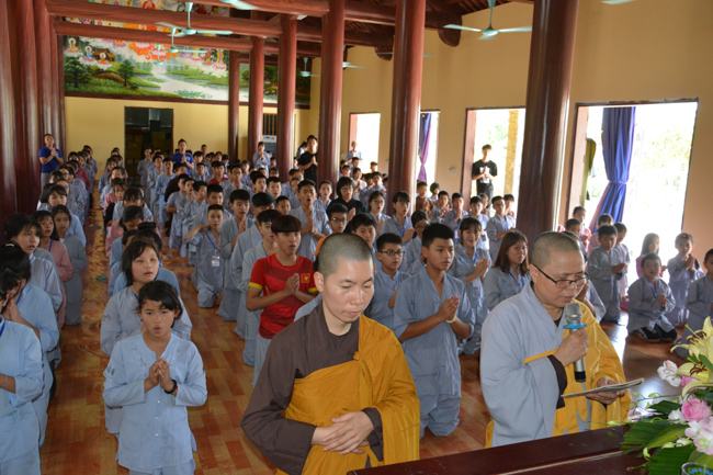 Chùm ảnh Khóa tu mùa hè 2018 tại chùa Vạn Phúc - TP. Hải Dương