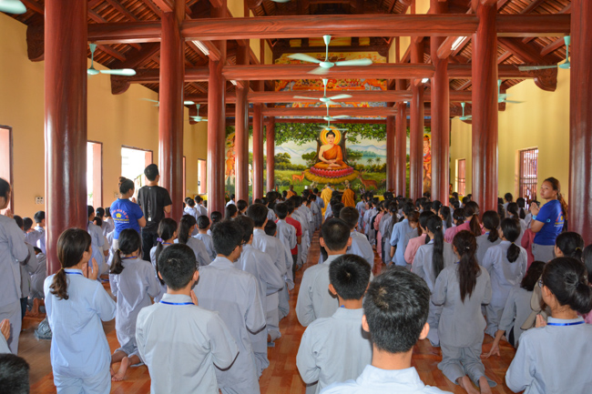 Chùm ảnh Khóa tu mùa hè 2018 tại chùa Vạn Phúc - TP. Hải Dương