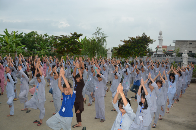 Chùm ảnh Khóa tu mùa hè 2018 tại chùa Vạn Phúc - TP. Hải Dương