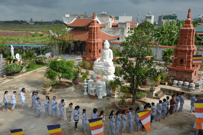 Chùm ảnh Khóa tu mùa hè 2018 tại chùa Vạn Phúc - TP. Hải Dương