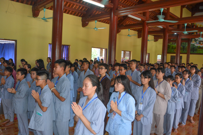 Chùm ảnh Khóa tu mùa hè 2018 tại chùa Vạn Phúc - TP. Hải Dương