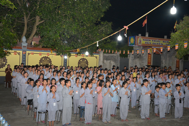 Chùm ảnh Khóa tu mùa hè 2018 tại chùa Vạn Phúc - TP. Hải Dương