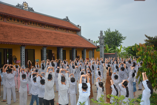 Chùm ảnh Khóa tu mùa hè 2018 tại chùa Vạn Phúc - TP. Hải Dương