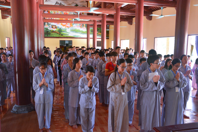 Chùm ảnh Khóa tu mùa hè 2018 tại chùa Vạn Phúc - TP. Hải Dương