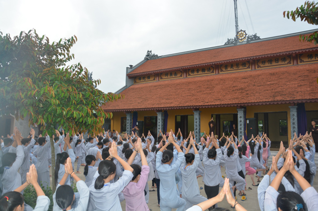 Chùm ảnh Khóa tu mùa hè 2018 tại chùa Vạn Phúc - TP. Hải Dương