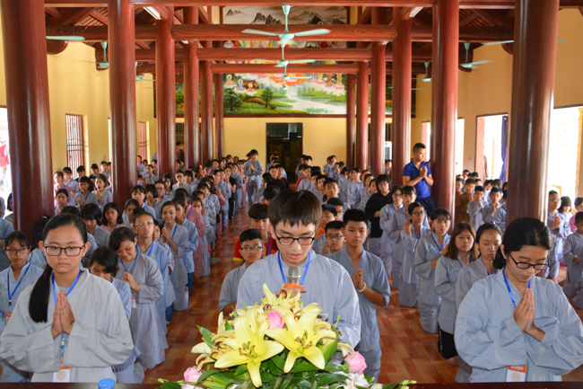 Chùm ảnh Khóa tu mùa hè 2018 tại chùa Vạn Phúc - TP. Hải Dương