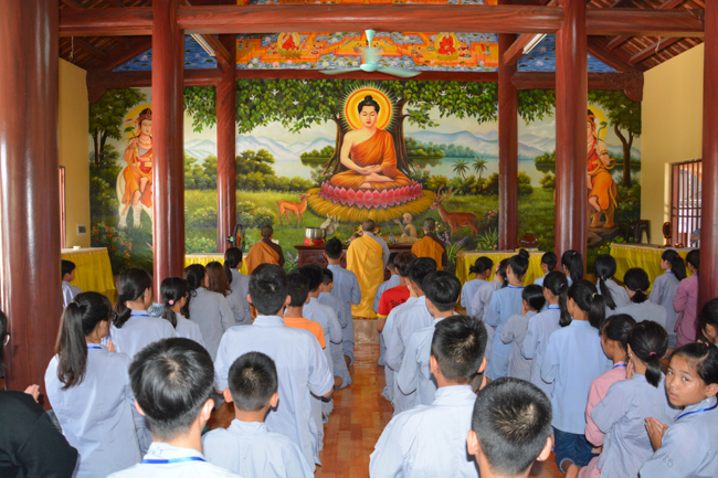 Chùm ảnh Khóa tu mùa hè 2018 tại chùa Vạn Phúc - TP. Hải Dương