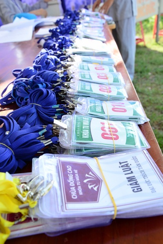 Opening the summer retreat at Dong Cao Pagoda.