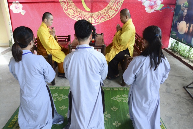 The fifth day of summer retreat at Dong Cao pagoda in Thanh Hoa