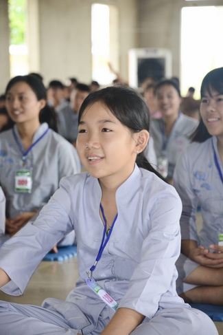 The fifth day of summer retreat at Dong Cao pagoda in Thanh Hoa