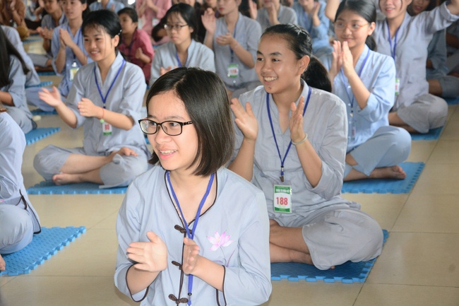 The fifth day of summer retreat at Dong Cao pagoda in Thanh Hoa