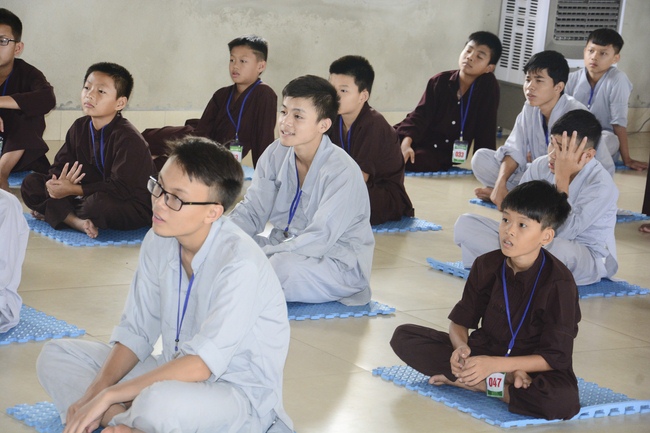 The fifth day of summer retreat at Dong Cao pagoda in Thanh Hoa