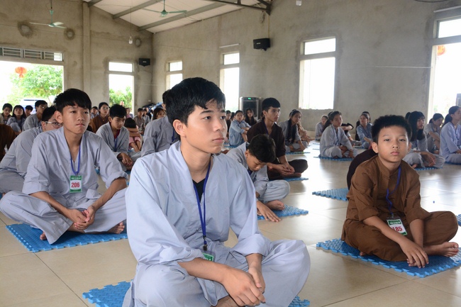 The fifth day of summer retreat at Dong Cao pagoda in Thanh Hoa