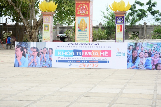 The fifth day of summer retreat at Dong Cao pagoda in Thanh Hoa