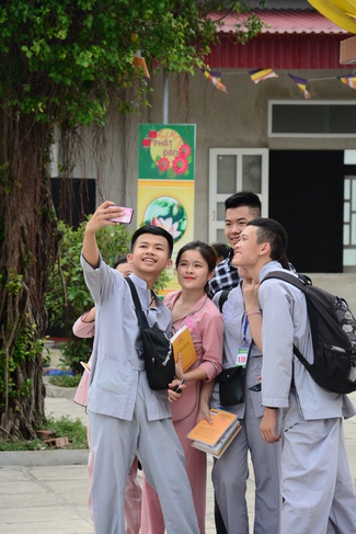 The fifth day of summer retreat at Dong Cao pagoda in Thanh Hoa
