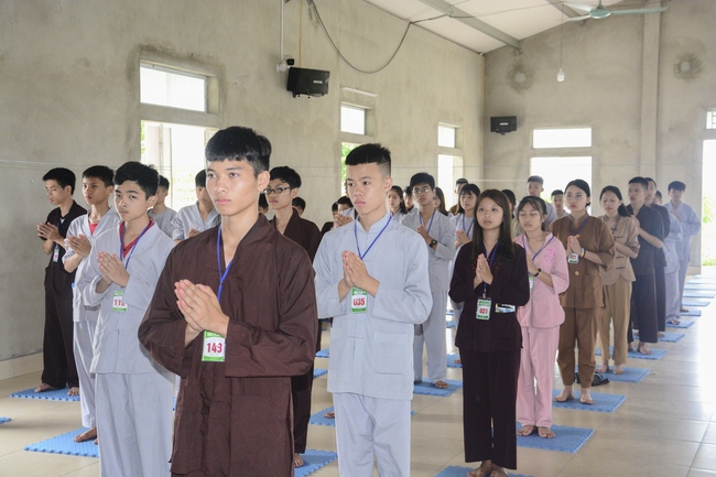 The fifth day of summer retreat at Dong Cao pagoda in Thanh Hoa
