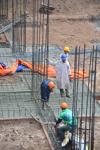 Finished Basement Concrete Pouring the Multifunctional Building