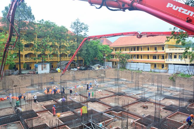 Finished Basement Concrete Pouring the Multifunctional Building
