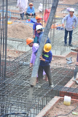 Finished Basement Concrete Pouring the Multifunctional Building