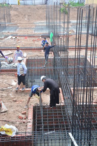 Finished Basement Concrete Pouring the Multifunctional Building