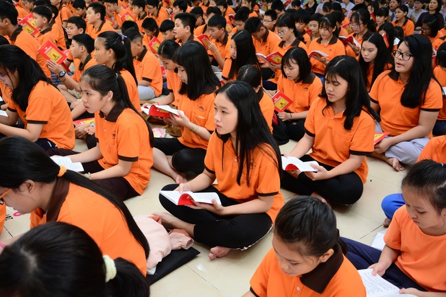 Lớp học hè tổ chức lễ tri ân