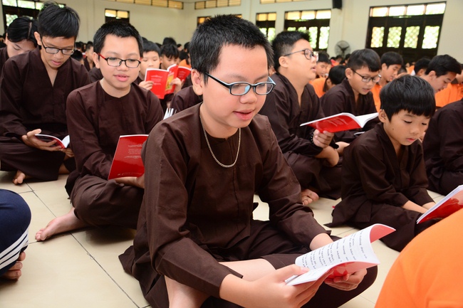 Lớp học hè tổ chức lễ tri ân