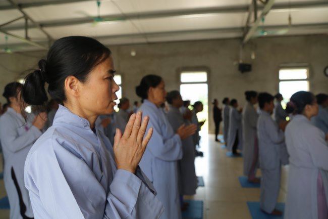 One-Day Cultivation reciting the Buddha’s name at Dong Cao Pagoda in Thanh Hoa Province