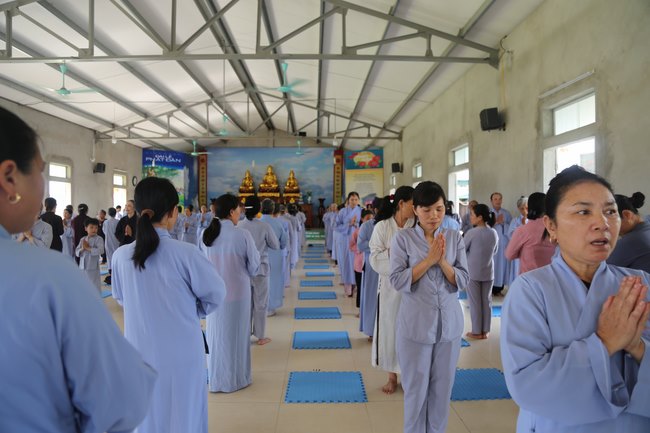One-Day Cultivation reciting the Buddha’s name at Dong Cao Pagoda in Thanh Hoa Province