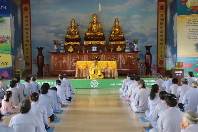 One-Day Cultivation reciting the Buddha’s name at Dong Cao Pagoda in Thanh Hoa Province
