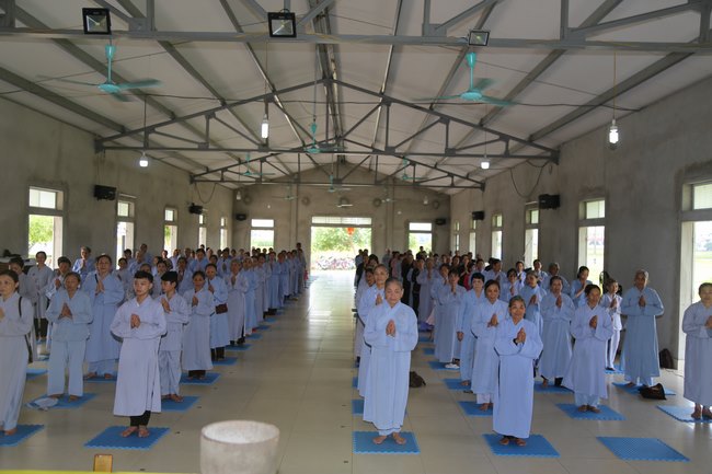 One-Day Cultivation reciting the Buddha’s name at Dong Cao Pagoda in Thanh Hoa Province