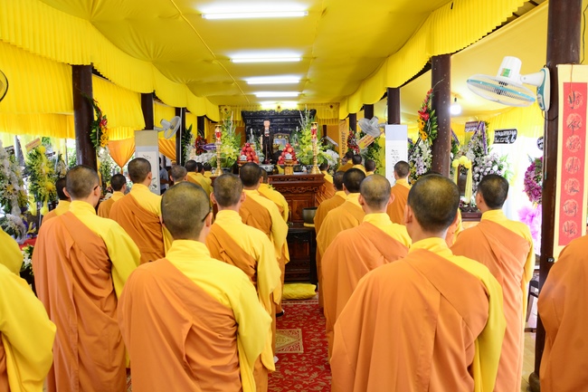 Lễ viếng Hòa thượng Thích Trung Hậu