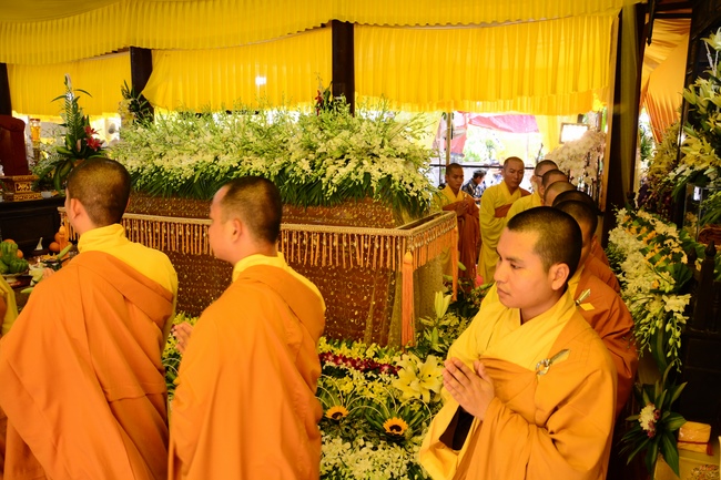 Lễ viếng Hòa thượng Thích Trung Hậu