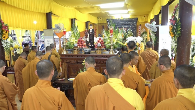 Lễ viếng Hòa thượng Thích Trung Hậu