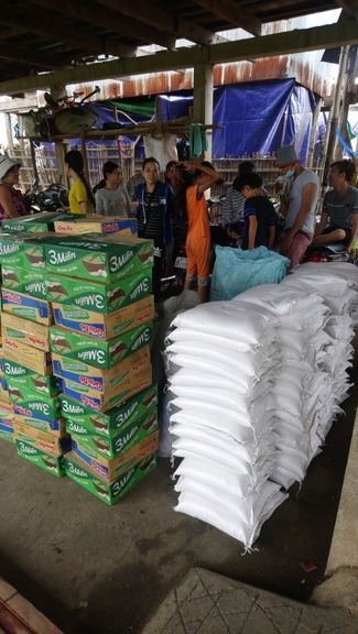 The Relief of fire victims at Russey Keo – Cambodia