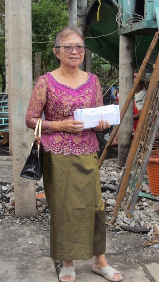 The Relief of fire victims at Russey Keo – Cambodia