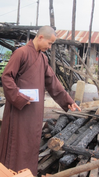 The Relief of fire victims at Russey Keo – Cambodia